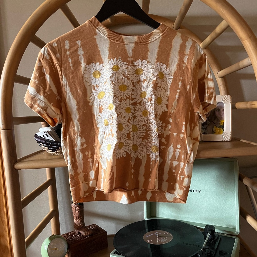 Floral Tie-Dye Women's Top